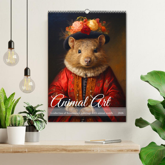 Animal Art - A collection of Renaissance paintings with animal motifs (CALVENDO Monthly Calendar 2026)