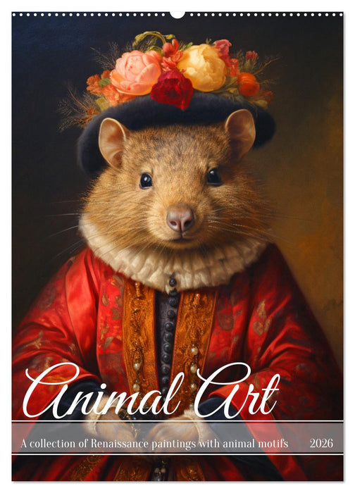 Animal Art - A collection of Renaissance paintings with animal motifs (CALVENDO Monthly Calendar 2026)