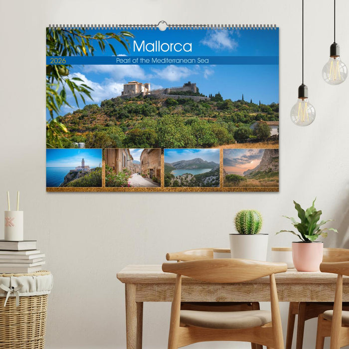 Mallorca - Pearl of the Mediterranean Sea (CALVENDO Monthly Calendar 2026)