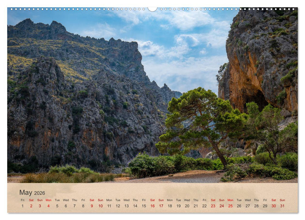 Mallorca - Pearl of the Mediterranean Sea (CALVENDO Monthly Calendar 2026)