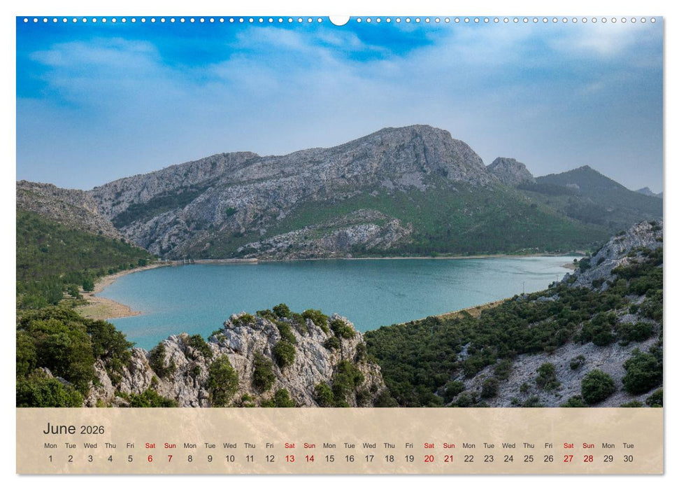 Mallorca - Pearl of the Mediterranean Sea (CALVENDO Monthly Calendar 2026)