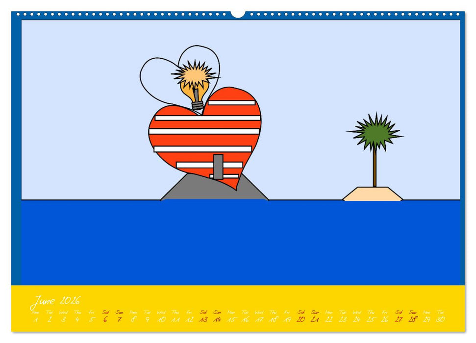 Lighthouse lights my way (CALVENDO Premium-Calendar 2026)