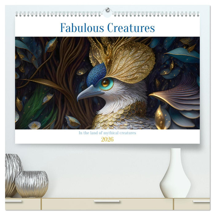 Fabulous creatures - In the land of mythical creatures (CALVENDO Premium-Calendar 2026)