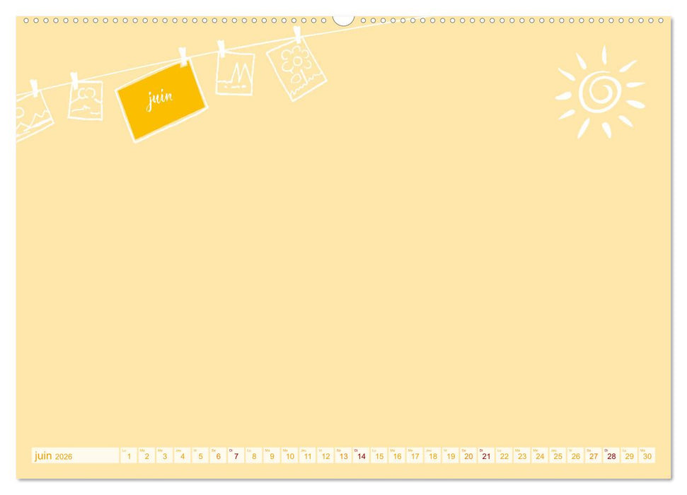 12 x collage de photos - calendrier de bricolage (CALVENDO Calendrier mensuel 2026)