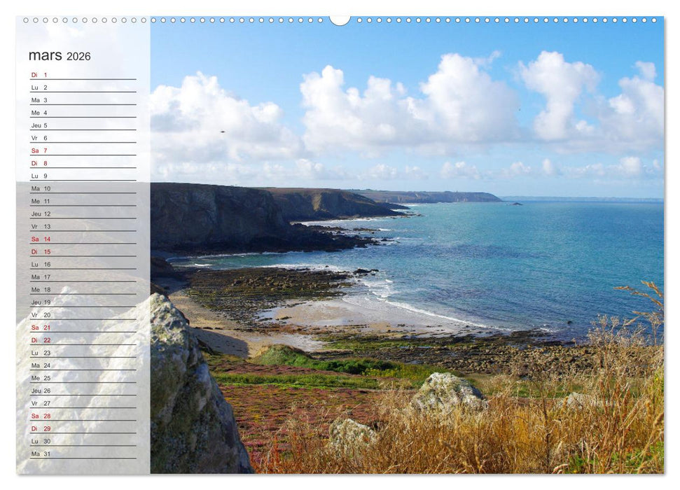 Bretagne La presqu'île de Crozon (CALVENDO Calendrier supérieur 2026)
