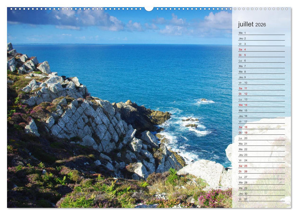 Bretagne La presqu'île de Crozon (CALVENDO Calendrier supérieur 2026)