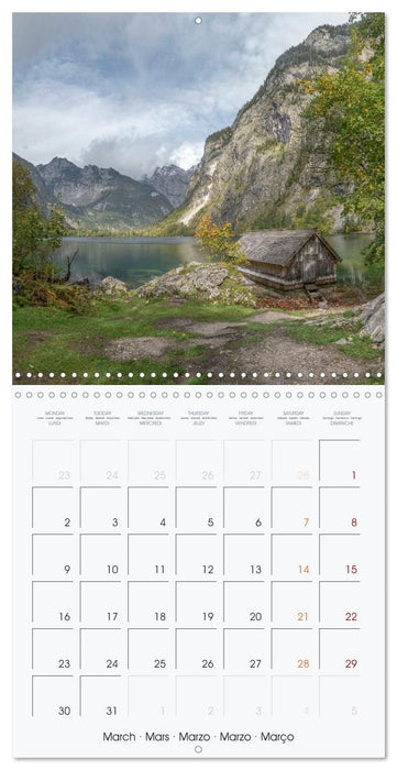 The Alps - A Year in the Mountains (CALVENDO Monthly Calendar 2026)
