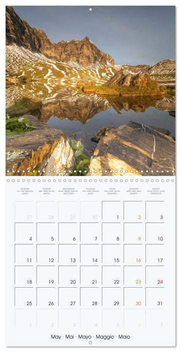 The Alps - A Year in the Mountains (CALVENDO Monthly Calendar 2026)