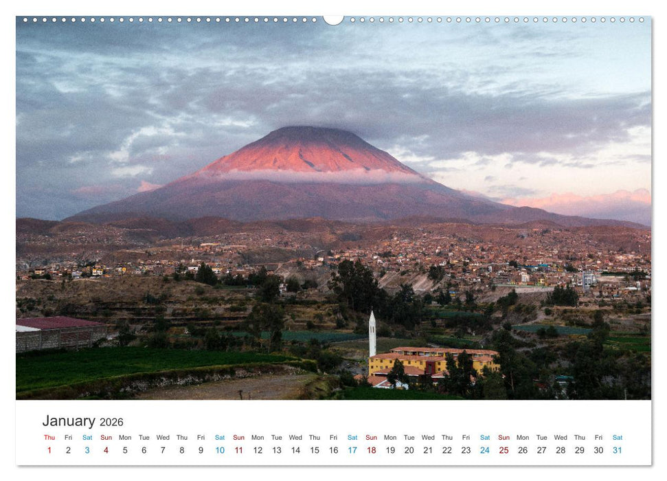 Mysterious Peru (CALVENDO Monthly Calendar 2026)