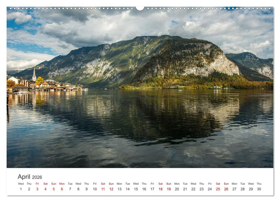 Hallstatt The pearl of Austria (CALVENDO Premium-Calendar 2026)