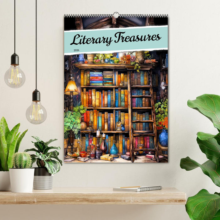 Literary Treasures (CALVENDO Monthly Calendar 2026)