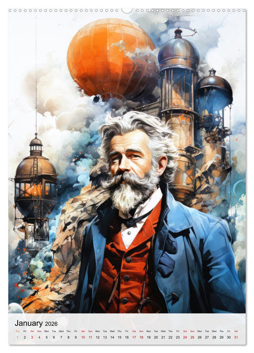 Novel Canvas (CALVENDO Monthly Calendar 2026)