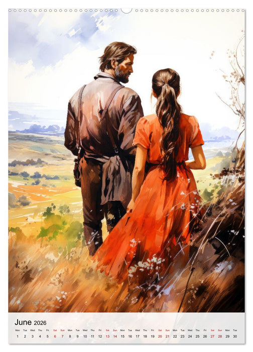 Novel Canvas (CALVENDO Monthly Calendar 2026)