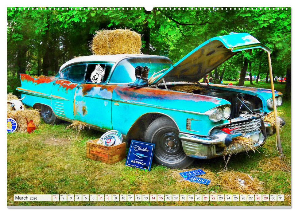 American Classic Cars - Photo collection (CALVENDO Monthly Calendar 2026)