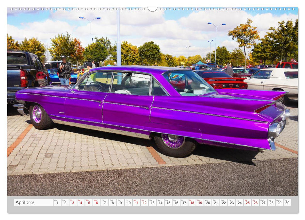 American Classic Cars - Photo collection (CALVENDO Monthly Calendar 2026)