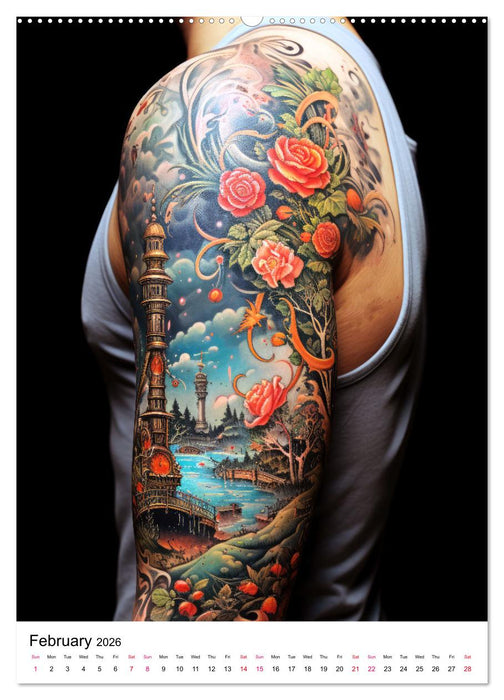 Tattoo Tales (CALVENDO Monthly Calendar 2026)