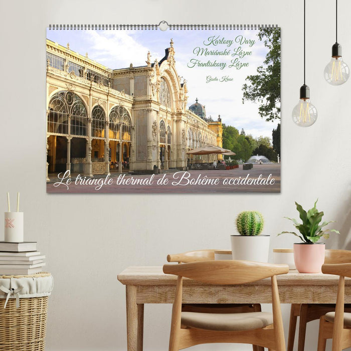 Le triangle thermal de Bohême occidentale (CALVENDO Calendrier mensuel 2026)