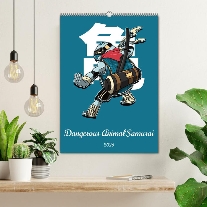 Dangerous Animal Samurai (CALVENDO Monthly Calendar 2026)