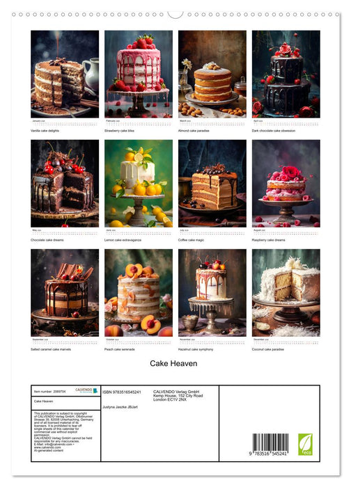 Cake Heaven (CALVENDO Premium-Calendar 2026)
