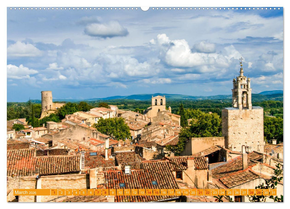 Discover the Beauty of Provence (CALVENDO Monthly Calendar 2026)