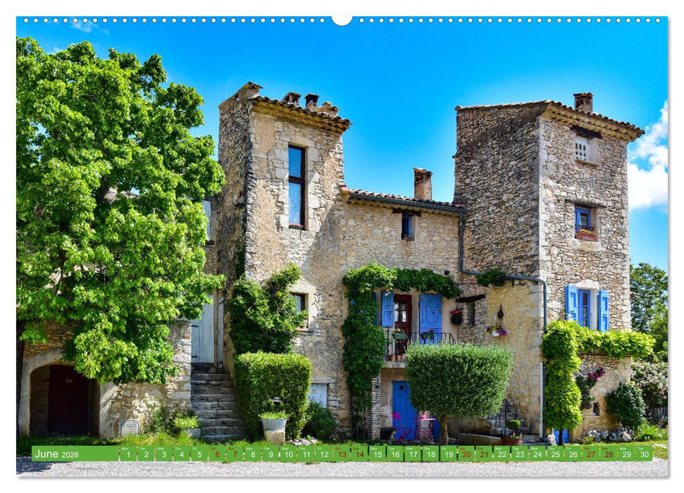 Discover the Beauty of Provence (CALVENDO Monthly Calendar 2026)