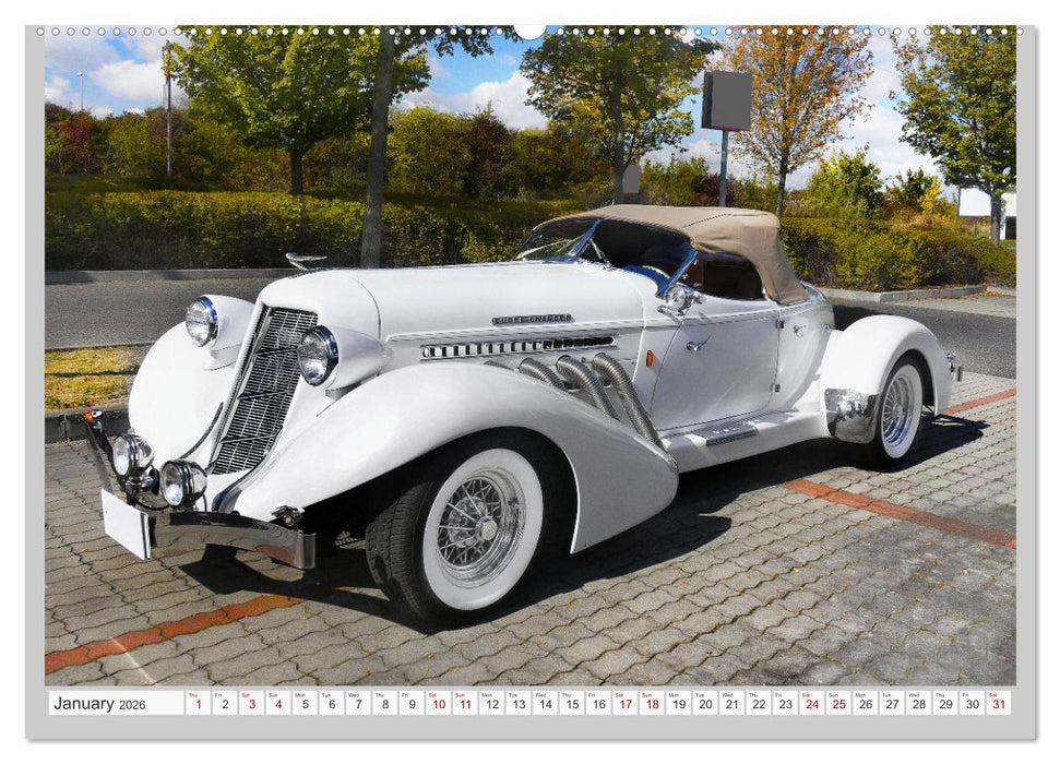 American Classic Cars - Photo collection (CALVENDO Premium-Calendar 2026)