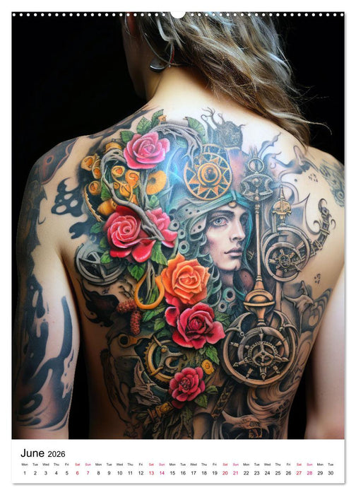 Tattoo Tales (CALVENDO Premium-Calendar 2026)