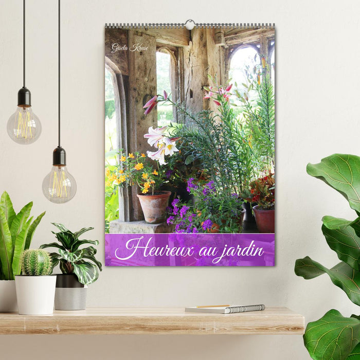 Heureux au jardin (CALVENDO Calendrier mensuel 2026)
