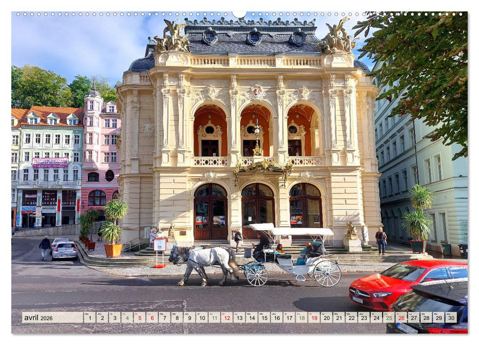 Le triangle thermal de Bohême occidentale (CALVENDO Calendrier supérieur 2026)