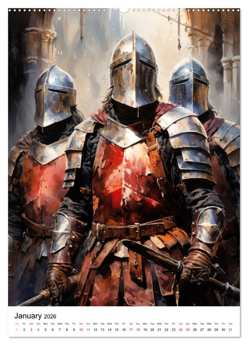 Medieval Legends (CALVENDO Premium-Calendar 2026)