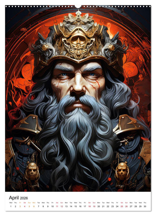 Medieval Legends (CALVENDO Premium-Calendar 2026)