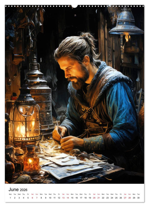 Medieval Legends (CALVENDO Premium-Calendar 2026)