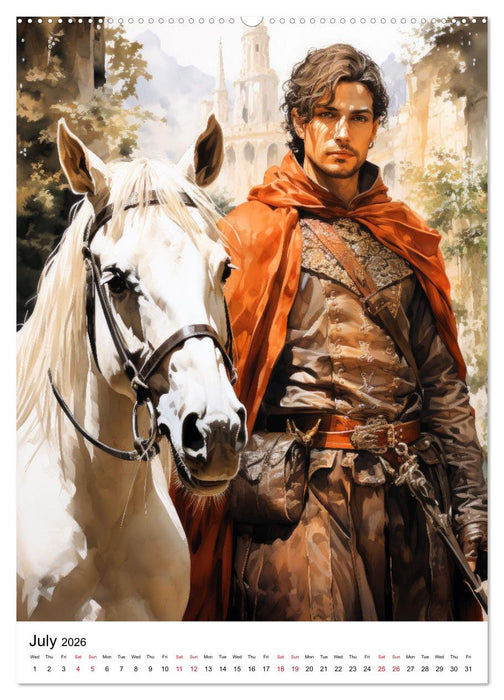 Medieval Legends (CALVENDO Premium-Calendar 2026)