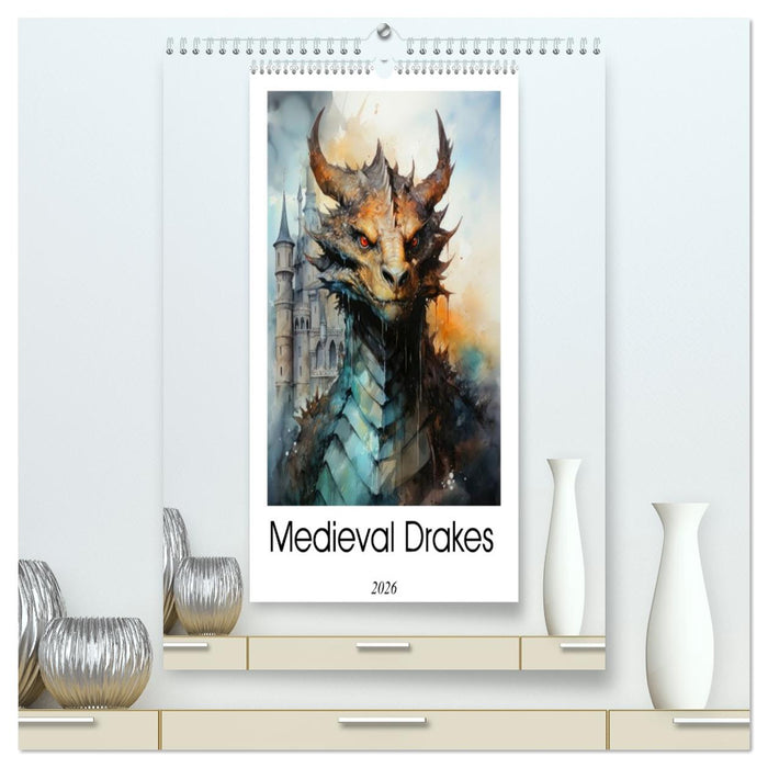 Medieval Drakes (CALVENDO Premium-Calendar 2026)