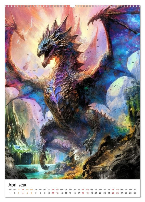 Medieval Drakes (CALVENDO Premium-Calendar 2026)