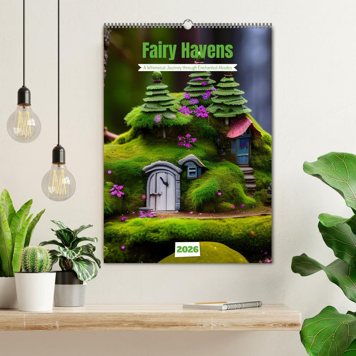 Tiny Fairy Havens (CALVENDO Monthly Calendar 2026)