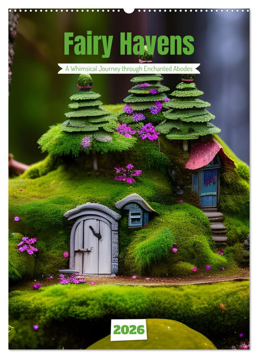 Tiny Fairy Havens (CALVENDO Monthly Calendar 2026)