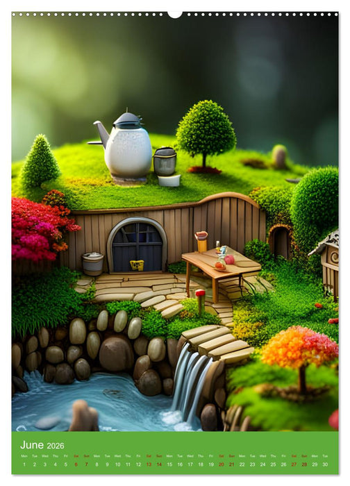 Tiny Fairy Havens (CALVENDO Monthly Calendar 2026)