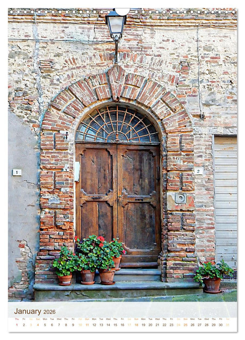 Umbrian Doorways (CALVENDO Monthly Calendar 2026)