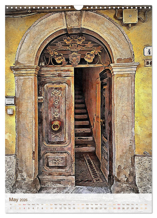 Umbrian Doorways (CALVENDO Monthly Calendar 2026)