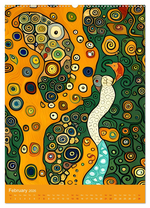 A Fusion of Masters (CALVENDO Monthly Calendar 2026)