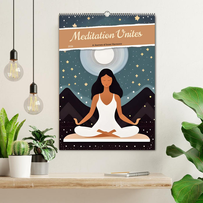 Meditation Unites (CALVENDO Monthly Calendar 2026)