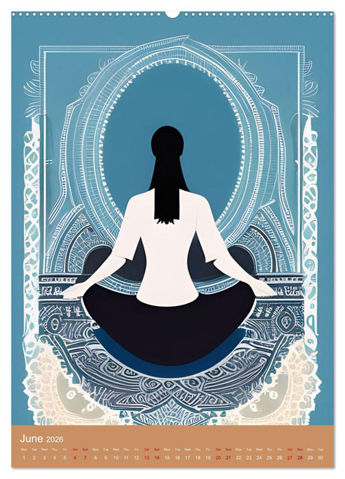 Meditation Unites (CALVENDO Monthly Calendar 2026)