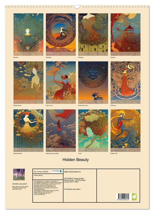 Hidden Beauty (CALVENDO Monthly Calendar 2026)