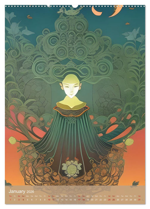 Hidden Beauty (CALVENDO Monthly Calendar 2026)