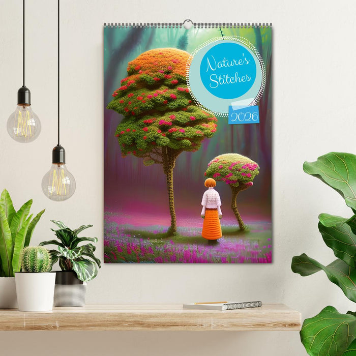 Nature's Stitches (CALVENDO Monthly Calendar 2026)