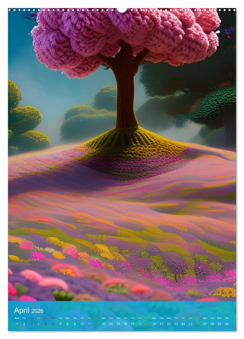 Nature's Stitches (CALVENDO Monthly Calendar 2026)