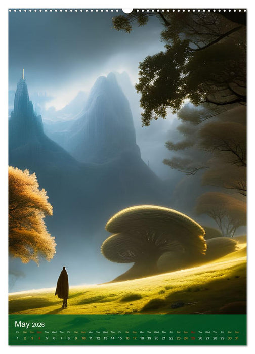 Epic Wanderings (CALVENDO Monthly Calendar 2026)