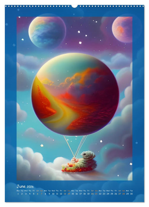 Moonlit Fantasies (CALVENDO Monthly Calendar 2026)