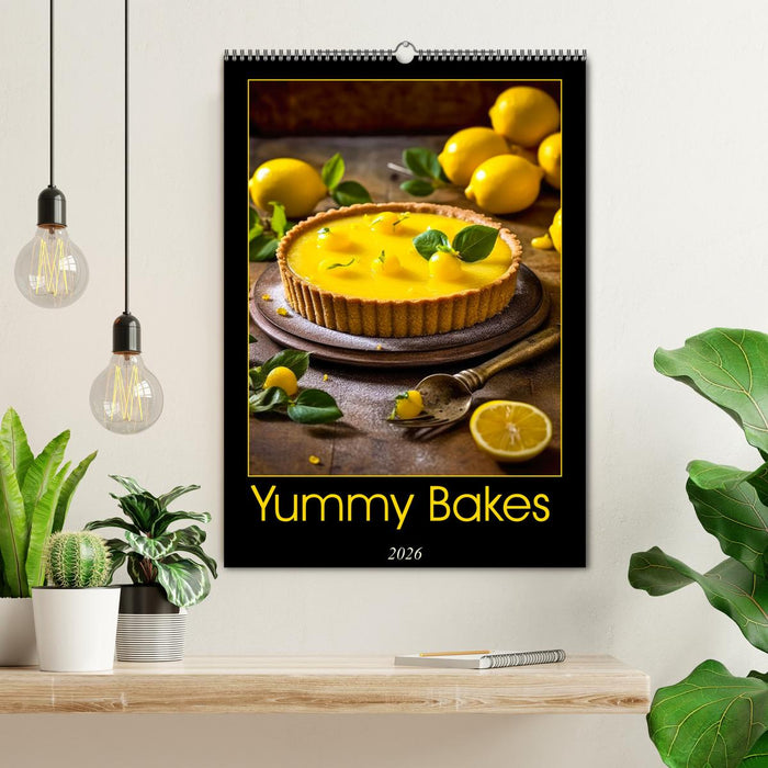 Yummy Bakes (CALVENDO Monthly Calendar 2026)